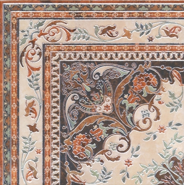 Декоративный элемент Kerama Marazzi Декор Мраморный дворец ковёр угол HGD/A174/SG1550L 40,2x40,2 лаппатированный