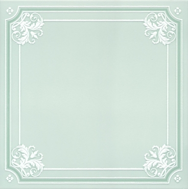 Декоративный элемент Kerama Marazzi Декор Петергоф зеленый AD/D315/SG1547 40,2x40,2 матовый