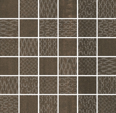 Мозаика Kerama Marazzi Декор Про Дабл коричневый мозаичный DD2013/MM 30x30 матовая