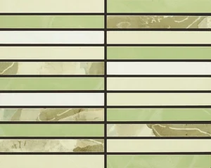 Мозаика Del Conca Bellagio Mosaico Bellagio Verde 20x25 глянцевая
