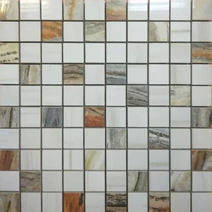 Мозаика Del Conca Boutique HBO1 Mosaico Zebrino Shine 2,9x2,9 30x30 полированная