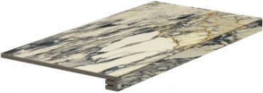 Ступень Del Conca Hme 7 Breccia Capraia Gradone Lin. Rett. G3ME07RG 33x60 матовая