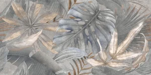 Керамогранит Delacora D120240G Багамы Флористика темный / Bahamas Floristry Dark 60x120 матовый