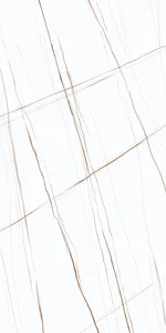 Спеченный камень Delfone DA2M72BR-Y Laurent Gilded White White Gold Linear Vein 120x240 сатинированный