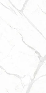 Спеченный камень Delfone DC6M78BR1-N Saint Blanc Calacatta Calacatta White 120x270 сатинированный