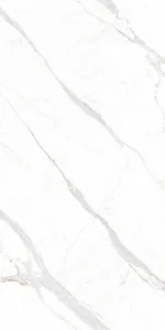 Спеченный камень Delfone DC6M78BR3-N Saint Blanc Calacatta Calacatta White 120x270 сатинированный