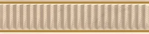 Бордюр Marca Corona Delux Beige Bordo 7x30 глянцевый