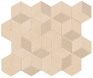 Мозаика Marca Corona Delux Beige Tessere Rombi 26x28 глянцевая