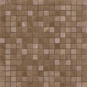 Мозаика Marca Corona Delux Bronze Tessere Riv. 30,5x30,5 глянцевая