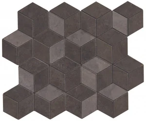 Мозаика Marca Corona Delux Dark Tessere Rombi 26x28 глянцевая