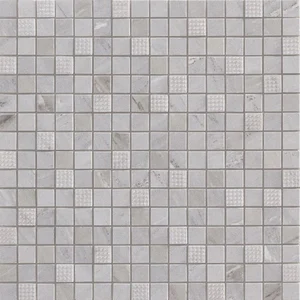 Мозаика Marca Corona Delux Grey Tessere Riv 30,5x30,5 глянцевая