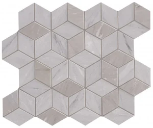 Мозаика Marca Corona Delux Grey Tessere Rombi 26x28 глянцевая