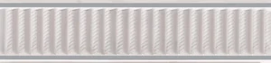 Бордюр Marca Corona Delux White Bordo 7x30 глянцевый