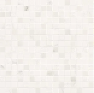 Мозаика Marca Corona Delux White Tessere Riv. 30,5x30,5 глянцевая