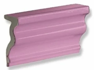 Бордюр Tonalite Diamante Bordo Lilla 8x15 глянцевый