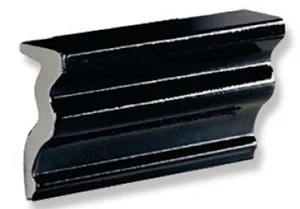 Бордюр Tonalite Diamante Bordo Nero 8x15 глянцевый