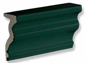 Бордюр Tonalite Diamante Bordo Verdone 8x15 глянцевый