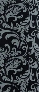 Декоративный элемент Roberto Cavalli Diva Dec. Damasco Nero 553668 32x75 матовый