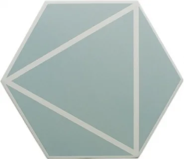 Керамогранит DNA Fancy Lines Blue 127016 20x23 матовый