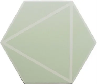 Керамогранит DNA Fancy Lines Mint 127020 20x23 матовый