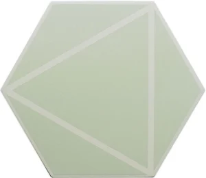 Керамогранит DNA Fancy Lines Mint 127020 20x23 матовый