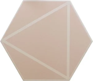 Керамогранит DNA Fancy Lines Pink 127022 20x23 матовый