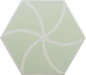 Керамогранит DNA Fancy Waves Mint 127013 20x23 матовый