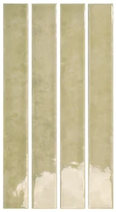 Керамогранит DNA DNA000003 Mistral Khaki 3,7x31 глянцевый