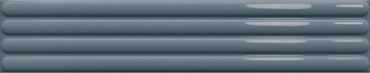 Плитка DNA Plinto Out Blue Gloss 10,7x54,2 глянцевая