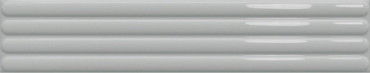 Плитка DNA Plinto Out Grey Gloss 10,7x54,2 глянцевая