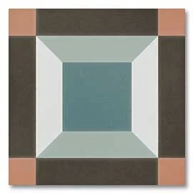 Керамогранит DNA Sync Cube Blue 150x150 матовый