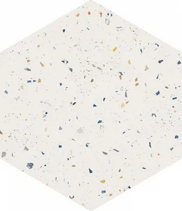 Керамогранит DNA Terrazzo White Colours 32x36,8 матовый