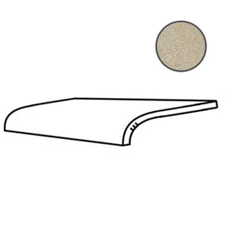Ступень La Fabbrica Dolomiti Grad. Piegato Sabbia 86202 30,5x34 матовая