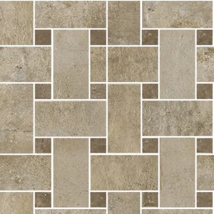 Мозаика Dom Approach Taupe Mix Intreccio Toz Brown 33,3x33,3 матовая