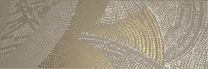 Декоративный элемент Domino Diamond Dec.Draw Olive Gold 20x60 глянцевый