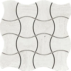 Мозаика Colli Domus Mosaico Trama Bianco Nat 4555 30x30 матовая