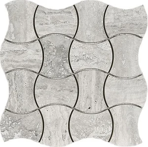 Мозаика Colli Domus Mosaico Trama Grigio Glossy 4403 30x30 глянцевая