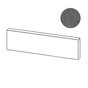 Бордюр ABK Downtown Battiscopa Graphite Ret 6,5x60 матовый