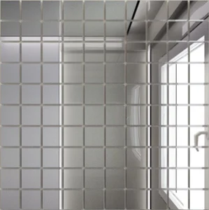 ДСТ Мозаика зеркальная Серебро С25 25х25 30x30 глянцевая