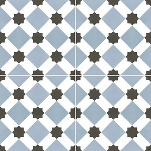 Керамогранит Dual Gres Chic Howard Blue 44,5x44,5 матовый