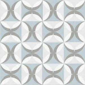 Плитка Dual Gres Hydraulics Cut Narbonne Ligth Blue 45x45 матовая