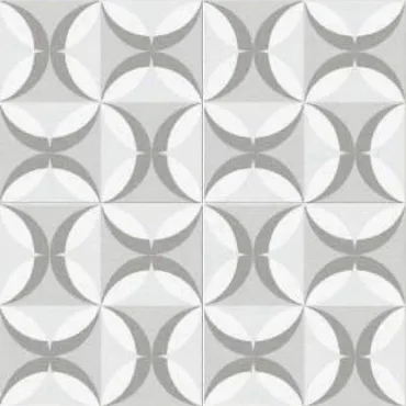 Плитка Dual Gres Hydraulics Cut Narbonne Silver 45x45 матовая