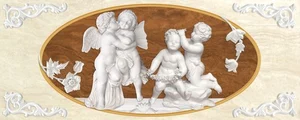 Декоративный элемент Europa Ceramica Dube Angeles Decor 20x50 глянцевый