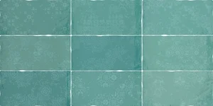 Декоративный элемент Dune Barro Decor Emerald 187807 12,5x25 глянцевый