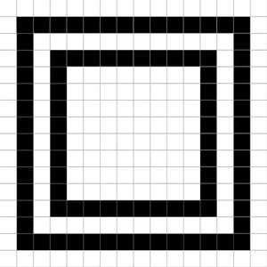 Керамогранит Dune Black&White Grid 187778 20x20 матовый