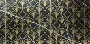 Керамогранит Dune 188712 Black & Light Calacatta Tiara 60x120 полированный
