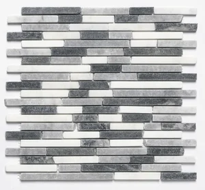 Мозаика Dune Contract Mosaics Afyon Grey 186436 29x32,5 матовая