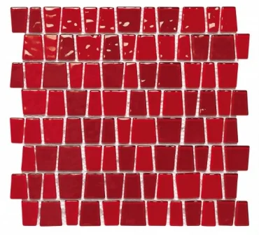 Мозаика Dune Contract Mosaics Red Snake 186438 29,2x30 глянцевая