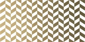 Deluxe Chevron White&Gold 187793
