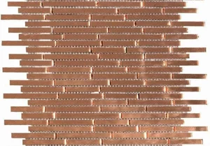 Мозаика Dune Glass Mosaics Copper Mirror 186917 26,5x28,5 глянцевая